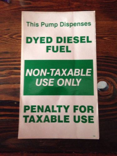 Diesel Fuel Decals