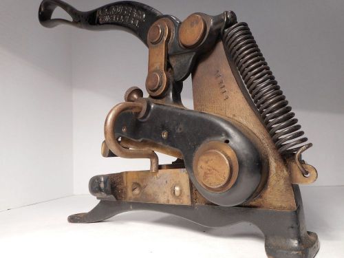 Antique / Vintage  H. B. Rouse Rule / Slug / Lead Cutter Printing Press Tool