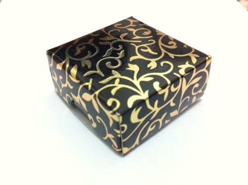 50 Wholesale Jewelry Gift Box Cotton filled Lightweight Elegant Designs 4x4x2 cm
