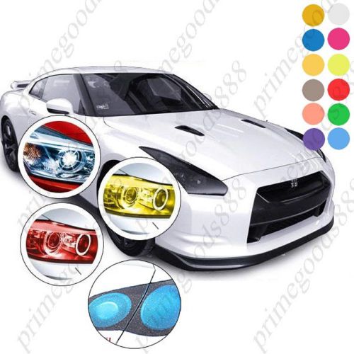 30cm x 100cm Auto Car Headlight Taillight Fog Tint Light Vinyl Film Transparent