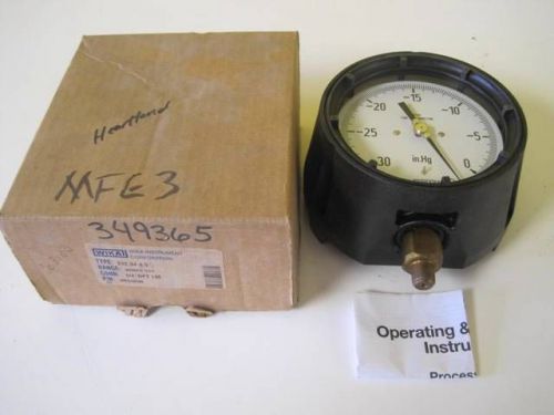 Wika pressure gauge, pt. 9834036, type 212.34-4.5&#034;, range 30 inhg vac new for sale