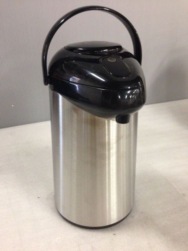 Service Ideas SSA-250 - 84.5 oz./2.5 Liter Coffee Airpot - Stainless Steel Liner