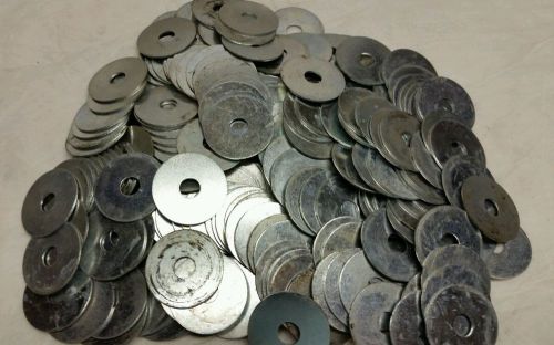 240 round flat steel fender washer washers  3/8 id new for sale