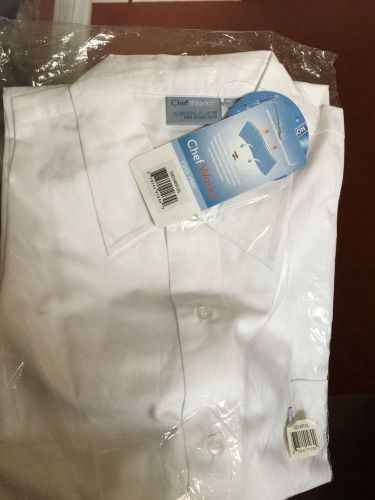 Chef Works White Cooks Shirt - Two Shirts - CSCVWHT - XXL
