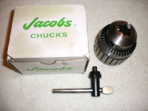 Jacobs Model 14N 1/2&#034; x 3JT Super Ball Bearing Keyed Drill Chuck