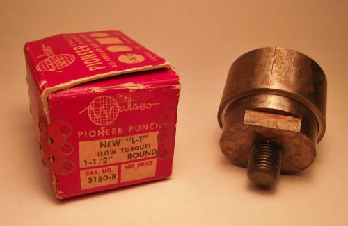 WALSCO &#034;PIONEER&#034; CHASSIS PUNCH / 1-1/2&#034; ROUND