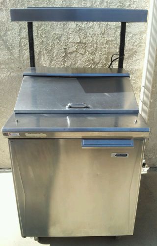 Randell single door refrigerated prep/sandwich/utility table for sale
