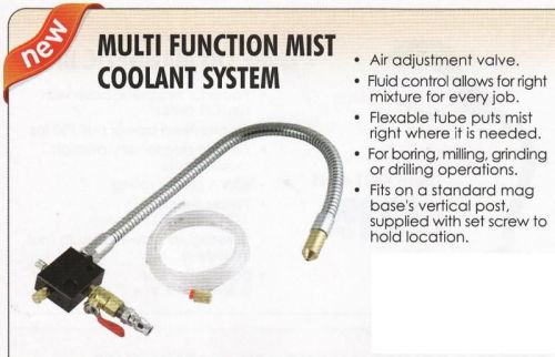 Multi function mist coolant system air adjustment valve for sale