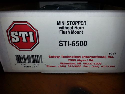 NEW! STI MINI STOPPER WITHOUT HORN FLUSH MOUNT COVER STI-6500 (E,30-70)