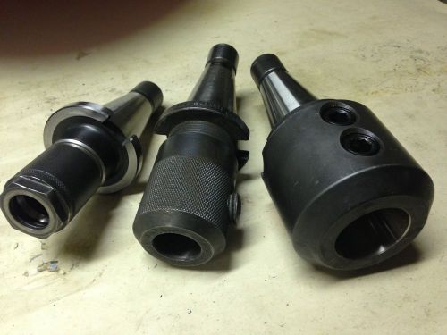40 TAPER MILLING TOOL HOLDERS, SIZES 18 MM, 1.500&#034;- 1-1/2&#034;, 180 COLLET