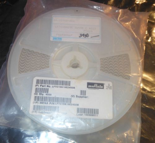 Qty 3900 muRata LFTC15N19E2450B LFL212G45TC1A007 2450MHz  Multilayer LC Filter