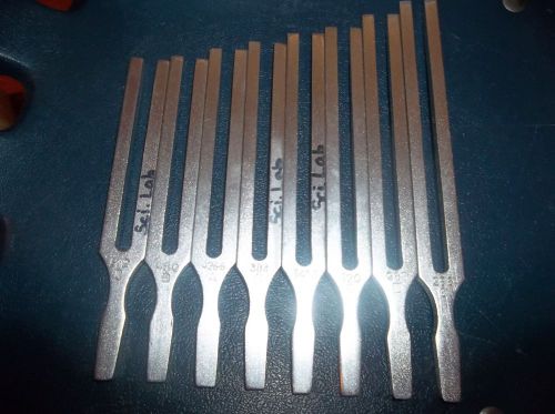 Tuning forks set of 8 384, 480, 512, 426-6, 256, 288, 320, 3413 instruments for sale