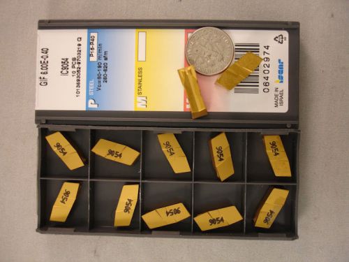 GIF 6.00E-0.40 IC9054 Iscar Carbide Insert (10) New And in Original Packages