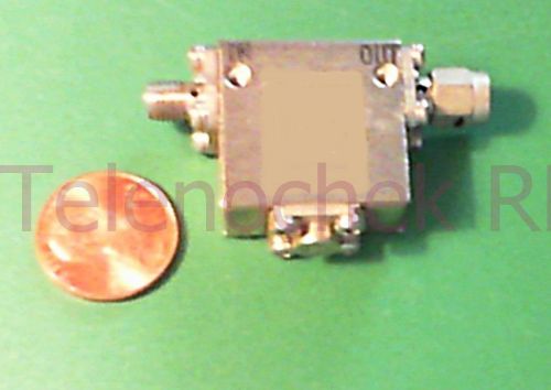 RF microwave single junction isolator 1843 MHz CF/  525 MHz BW/  40 Watt / data