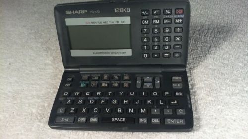 Sharp Electronic Organizer 128KB,Works and Looks Great ,needs battery.