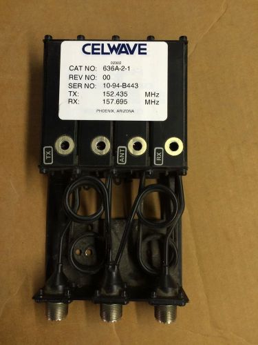 Celwave VHF Duplexer, Model 636A-2-1.