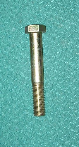 Hex Cap Bolts 5 inches by 9/16 inch Zinc Grade 8