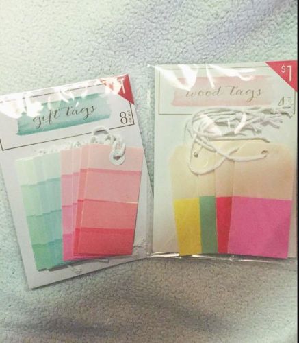 Target Dollar Spot Watercolor Collection Gift Tags