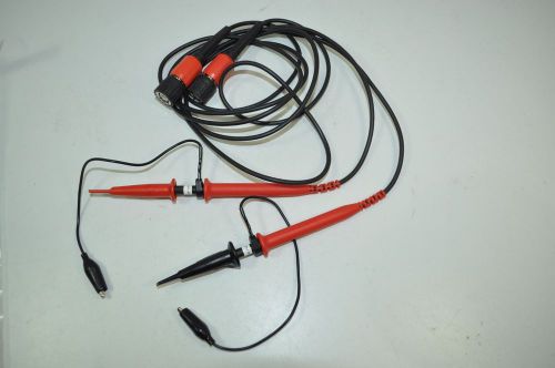 Elditest GE Oscilloscope Probe Set with Grippers Cat I 2kV Made in Germany