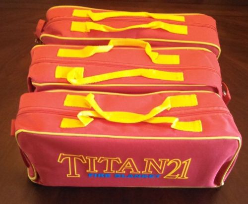 TITAN 21 NO FLAME Fire Blanket with Storage Case - 48&#034;x72&#034;  - 3 Pack - SALEPRICE