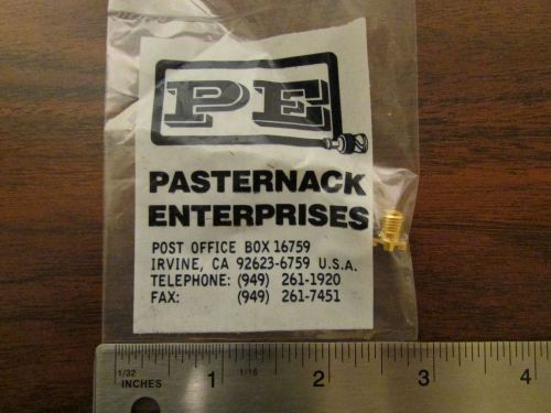 Pasternack SMA Connector PCB Mount Female Gold Plated New