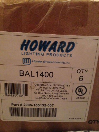 Howard 1100-1400 lumen one lamp emergency ballast