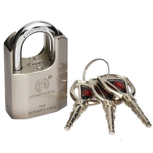 Shrouded Shackle Protective Padlock High Security Lock With 3 Keys K1322-1