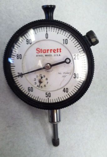 Starrett 25-441 Dial Indicator 0.001
