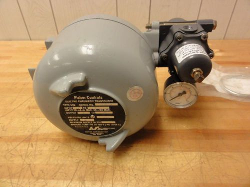 Fisher controls electro pneumatic transducer type 546, input 4-20, output 6-30 for sale