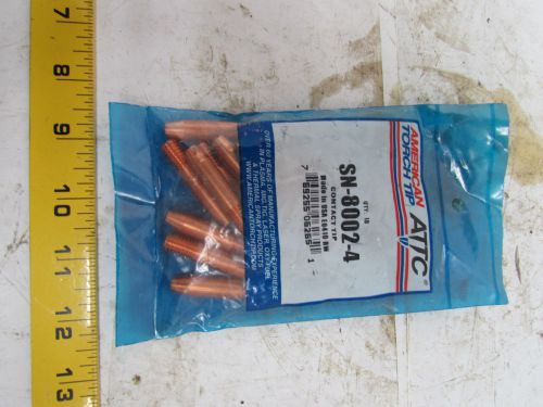 Attc american torch tip sn-8002-4 contact tip e0410 rw .093 qty 10 for sale