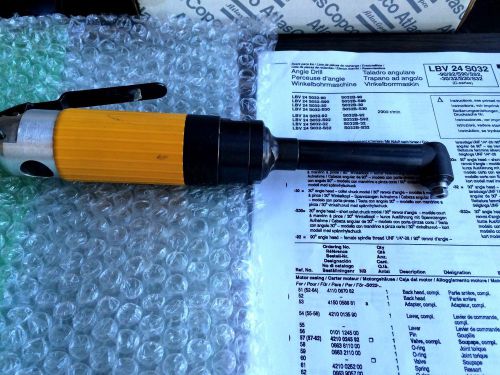 Atlas copco right angle aircraft aviation long neck drill lbv24s032-90 3200rpm for sale
