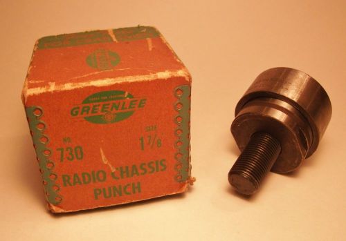 GREENLEE CHASSIS PUNCH / 1-7/8&#034; ROUND - MODEL NO. 730