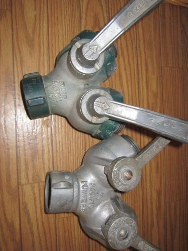 Akron brass 1-1/2&#034; 1.5&#034; y nh fire hose adapter 600wp + pacific pumpers11/2&#034; nh 6 for sale