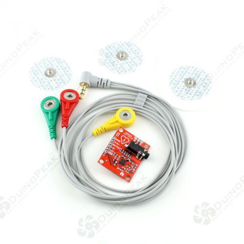 Single lead ad8232 heart rate monitor/ecg developemt kit  arduino compatible for sale