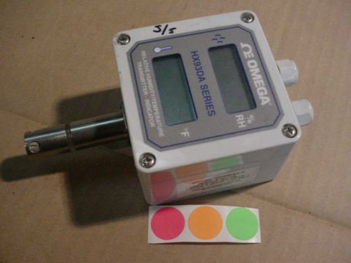 Omega HX93DA Humidity Temperature Transmitter &amp; Sensor Range 0-100%RH 4-167