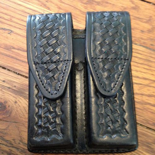 Tex shoemaker &amp; sons 215  double magazine holder, basketweave 1911 and similar for sale