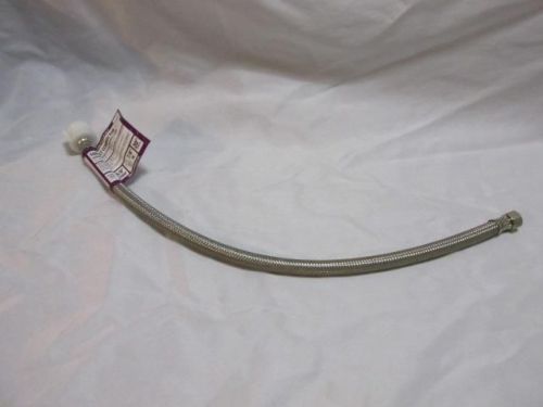 New nib 3/8 in. od x 7/8 in. bc x 20 in. braided stainless toilet supply line for sale