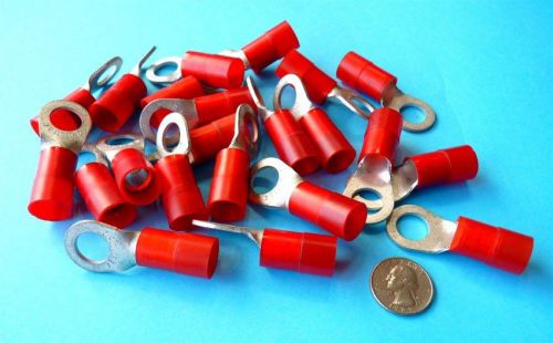 Usa made lot of 21 ring terminals  awg 2 wire - 7/16 stud  jst 38-12  heavy duty for sale