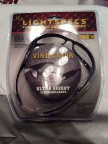 Panther Vision Lightspecs Vindicator Lighted Safety Glasses Black BNIP