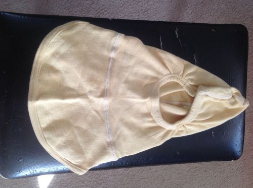 Firefighting protective hood p-84 yellow triple ply life liners inc regular for sale