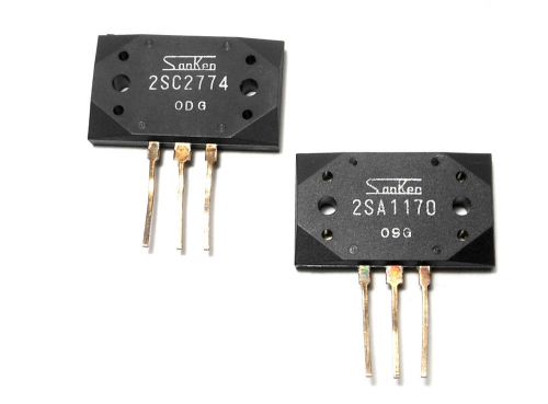 SanKen 2SC2774 2SA1170 NOS NTE58 NPN &amp; NTE59 PNP Complementary Transistors Audio