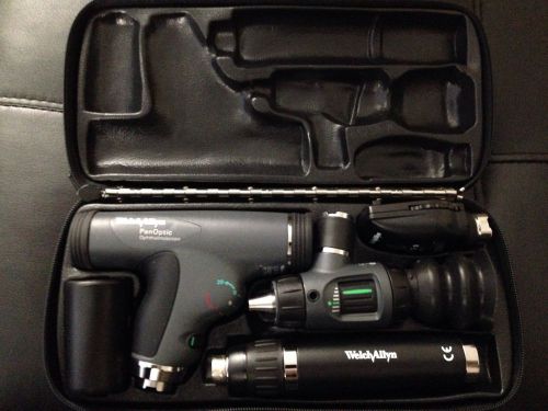 Welch allyn diagnostic set with pan optic ophthalmascope and li-ion battery