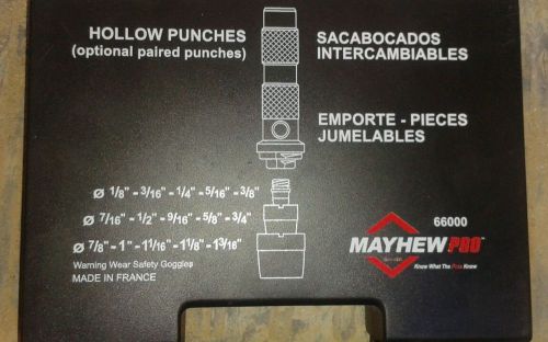 Hollow punch set - 15 piece - Mayhew