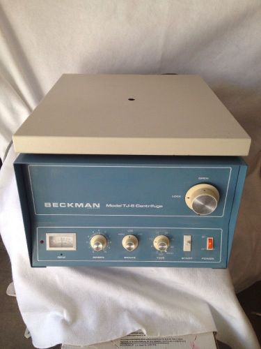 WORKING BECKMAN TJ-6 CENTRIFUGE WITH ROTOR &amp; BUCKETS