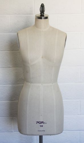 Professional Dress Form Sewing Mannequin Dummy Form Size 10 Slight Damage
