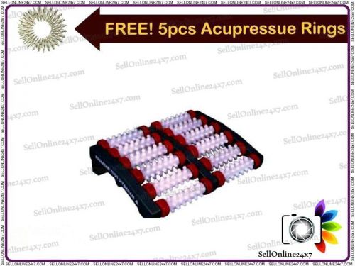 Acupressure Magic Foot Massager Pointed-Magnetic Therapy With Free 5 Sujok Rings