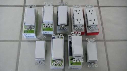 Decora (White) Light Switches &amp; Duplex Receptacles