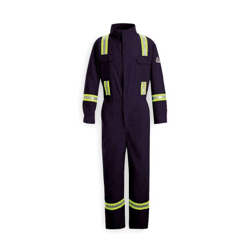 Fr coverall, reflective trim, navy, l, hrc1 cnbtnv  ln/44 for sale