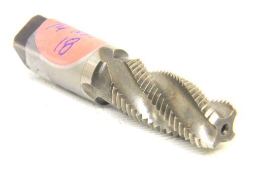 Used union butterfield usa 1/4&#034; x 18 npt spiral flute pipe tap for sale
