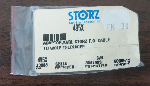 Storz 495X Adaptor F.O. Cable to Wolf Telescope